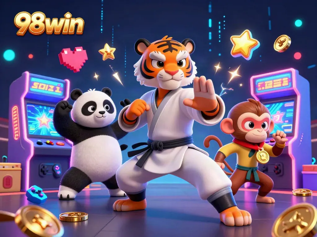 Experience thrilling gameplay at 98win with engaging characters and dynamic casino elements.