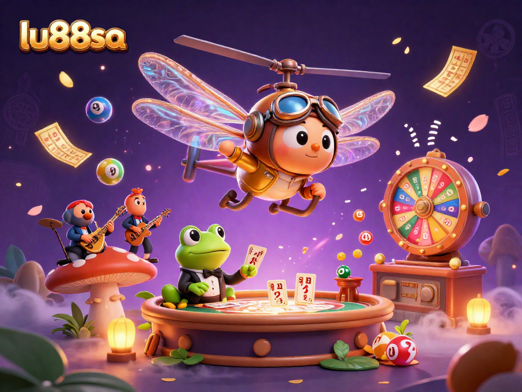 Experience the thrilling fun of lu88sa with vibrant lottery elements and dynamic croupiers.