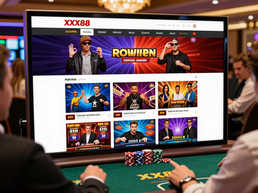 Experience the excitement of game xx88 with players engaging in vibrant online casino action.