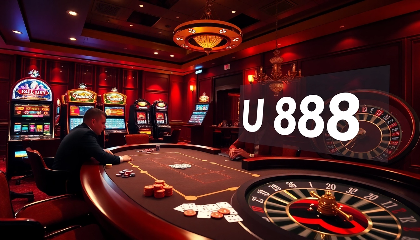 Experience the excitement of U 888 with vibrant slot machines and enriched poker gameplay.