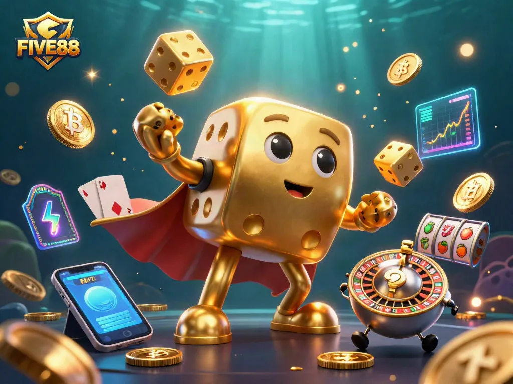 Experience thrilling gaming adventures with FIVE88's dynamic online casino atmosphere.