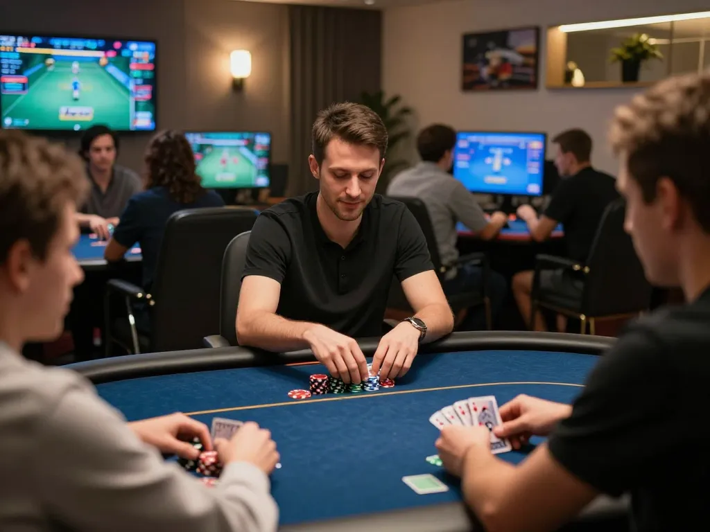 Experience intense poker action at bl555 with engaged players and modern gameplay setup