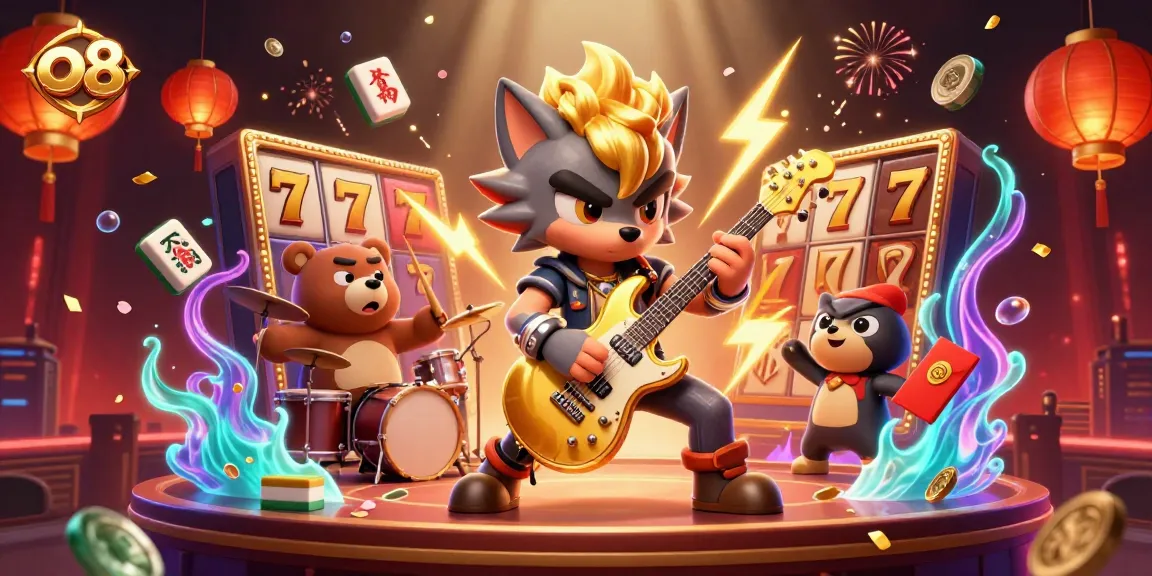 Engage in thrilling casino action at o8 with exciting slot games and dynamic characters.