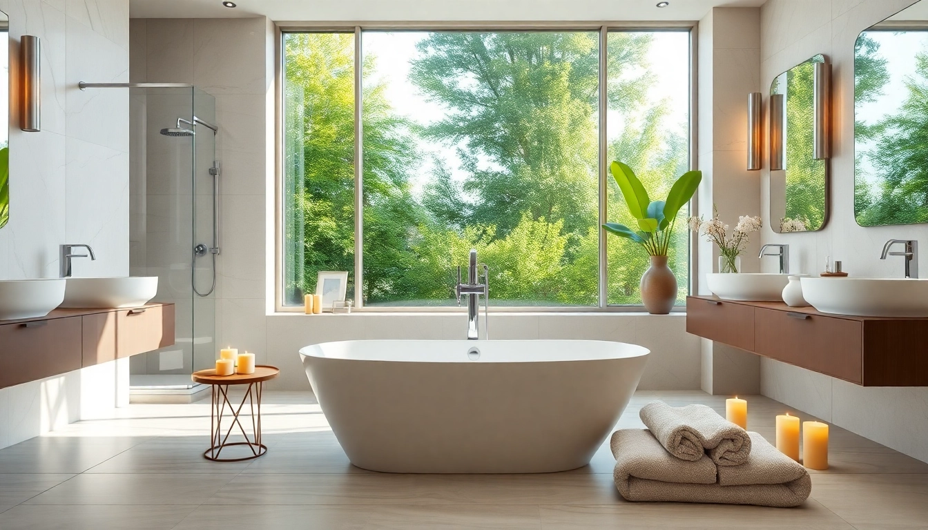 Revitalizing bathroom renovations vancouver with modern design and luxurious features.