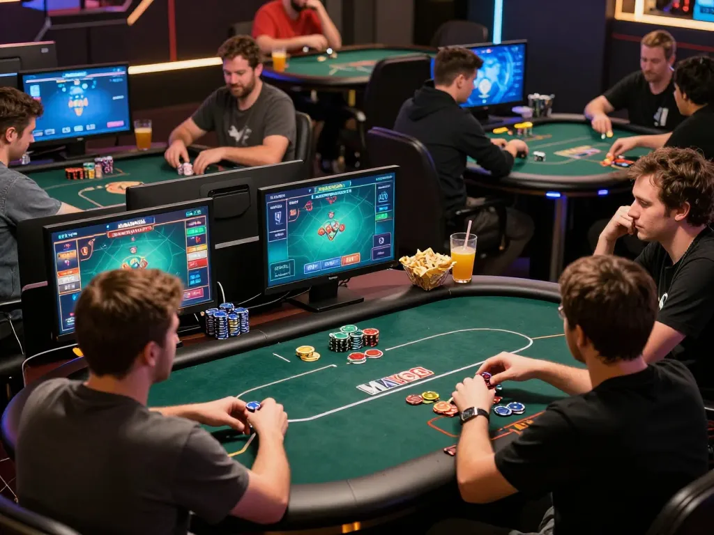 MAY88 online poker tournament with players engaged in strategy and thrilling gameplay.