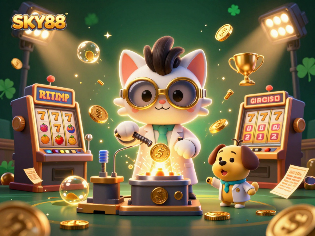 Experience thrilling wins at SKY88 with vibrant casino visuals and dynamic gaming elements.
