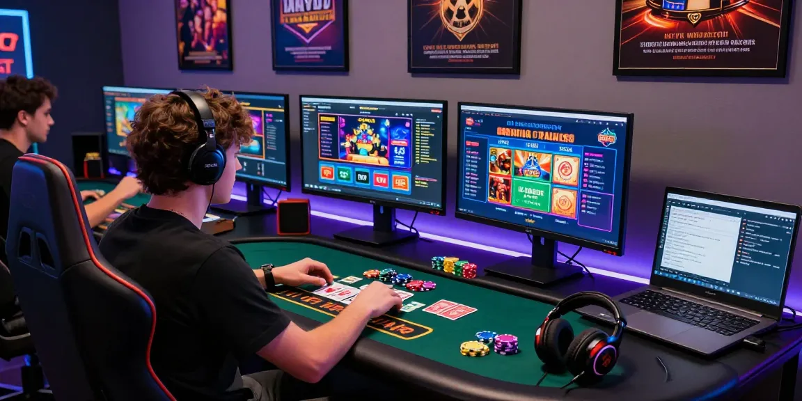 Engaging online gaming scene at https://hm88.cafe/ showcasing vibrant casino games and immersive ambiance.