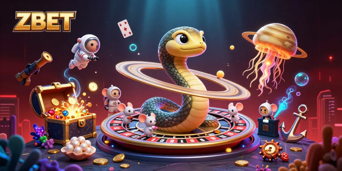 ZBET offers immersive betting experiences with cosmic characters and vibrant casino elements.