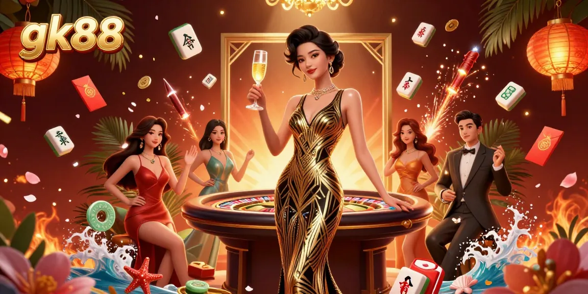 Experience thrilling action at gk88 Casino, where elegant ambiance meets vibrant gaming excitement.
