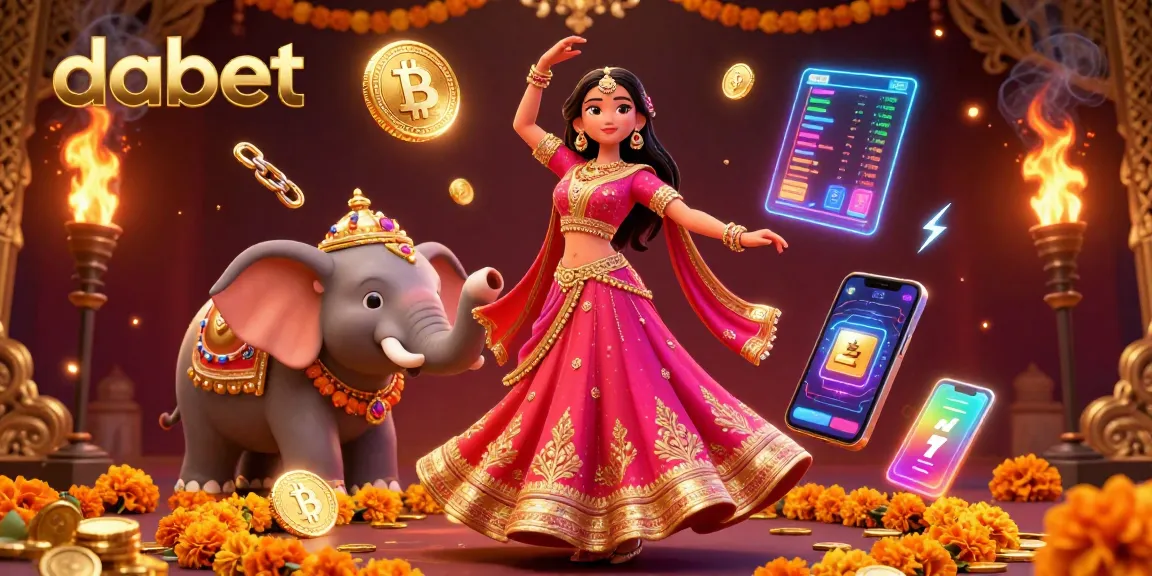 Engage with dabet’s vibrant casino scene featuring a glamorous Asian woman and crypto treasures.