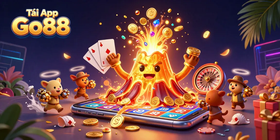 Tải App Go88 to access thrilling slots with vibrant rewards and engaging characters in an exciting casino adventure.